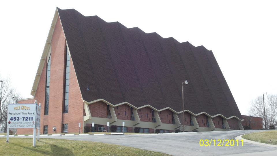 New roof installed on a church